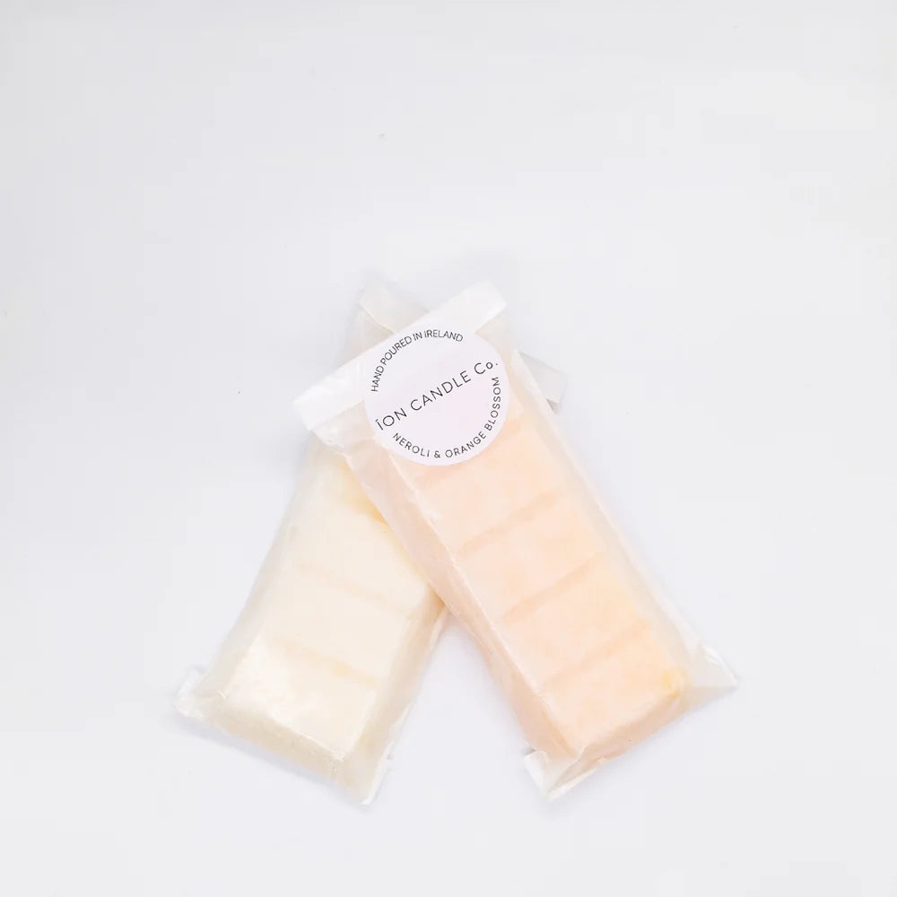 Ion Candle Co. - Luxury scented Neroli & orange blossom wax melts against a white background