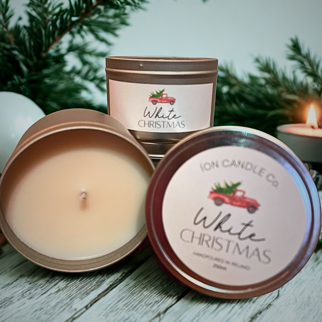 Christmas Candle Tin - Festive Gift Collection