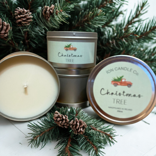 Christmas Candle Tin - Festive Gift Collection