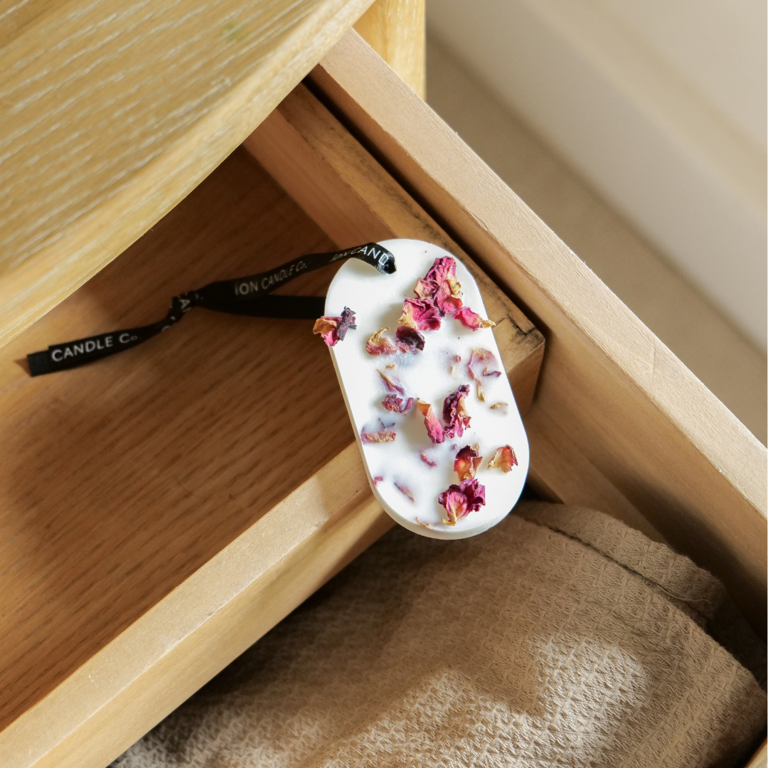 4 Piece Hanging Wax Melt Set – Lavender & Rose