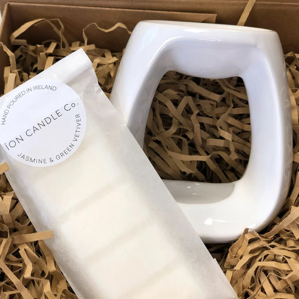 Ion Candle Co. - Wax Melts and burner in packaging