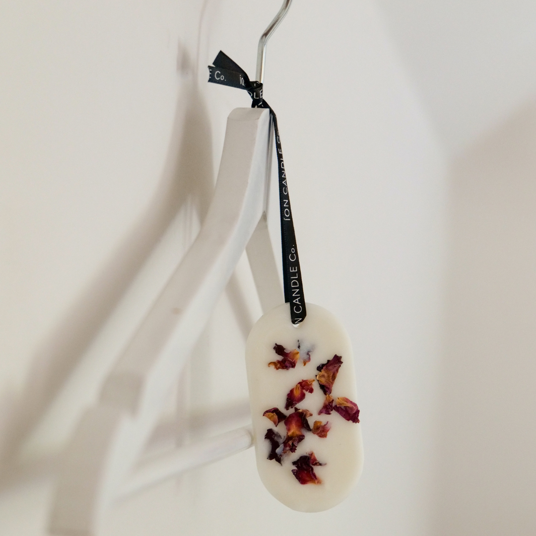 4 Piece Hanging Wax Melt Set – Lavender & Rose